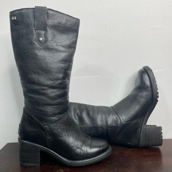 Musse and Cloud Boots Womens 7 Tall Knee Length Boot Chunky Heel Easy On New - Picture 2 of 6